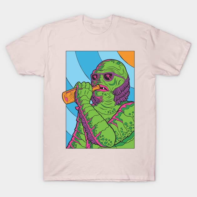 Gill-man Colorfull Art T-Shirt by rorokoto